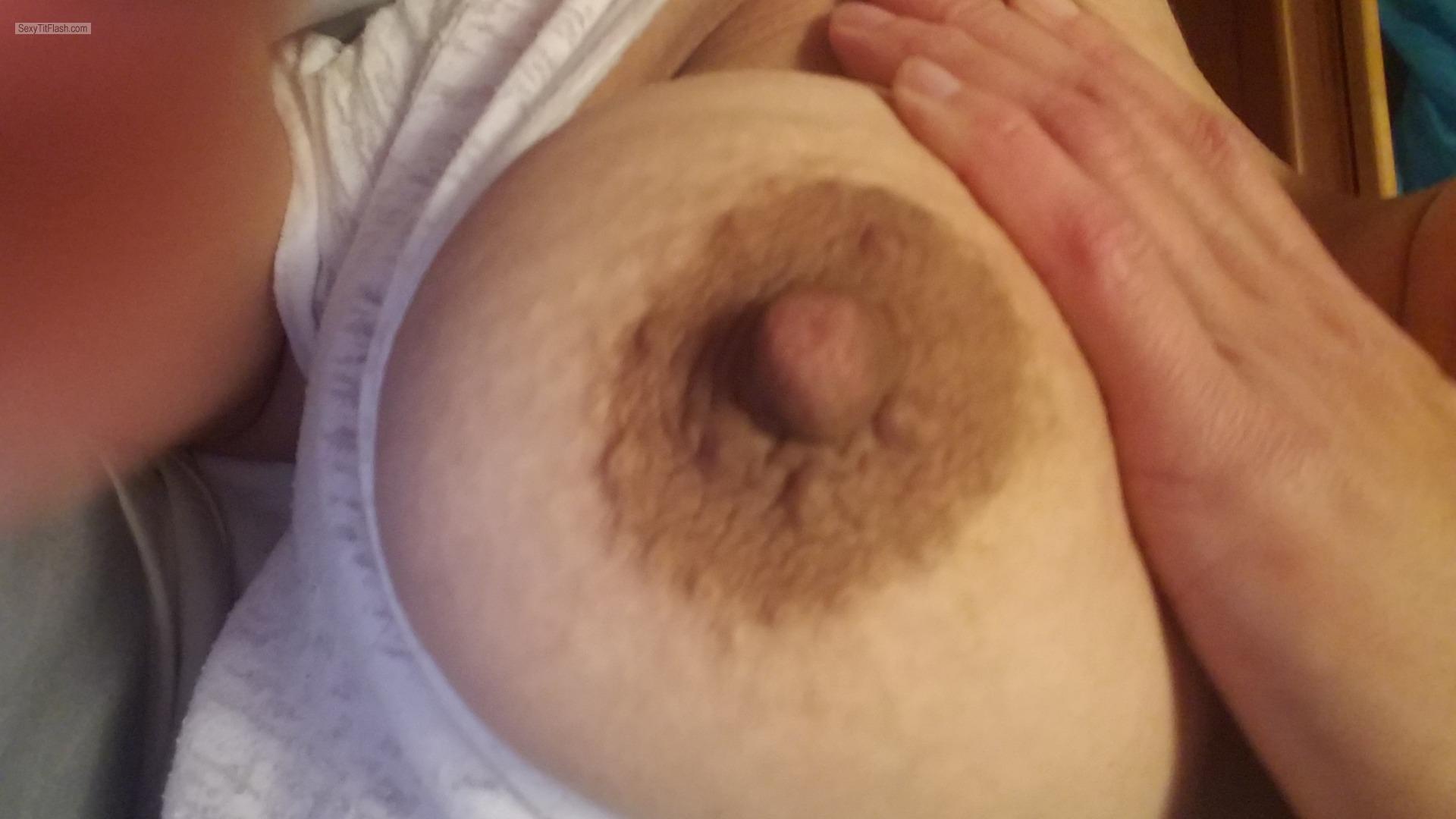 Tit Flash: My Big Tits (Selfie) - Roxy1976 from United States